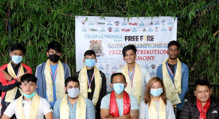 दादा ग्याङ्गले जित्यो टिम गोर्खालीको 'फ्री फायर' टुर्नामेन्ट